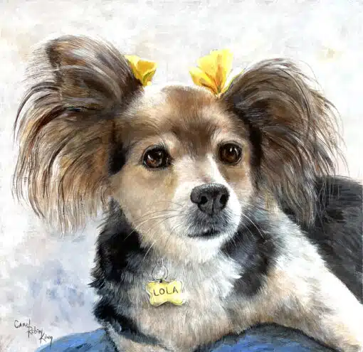 GIFT CERTIFICATE  for Pet Portrait acrylic on 8x8" or 12x12"  panel - Image 8