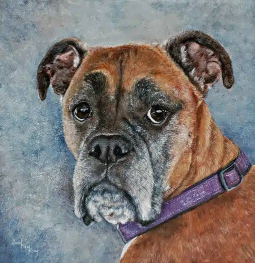 GIFT CERTIFICATE  for Pet Portrait acrylic on 8x8" or 12x12"  panel - Image 6